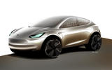 Tesla Model Y rendering