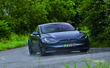 tesla model s plaid front cornering