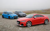 Audi TT RS vs Mercedes-AMG A45 vs Ford Focus RS - group test