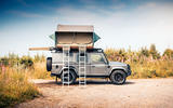 Twisted Defender V8 2018 UK first drive review - tent
