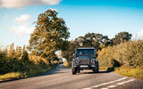 Twisted Defender V8 2018 UK first drive review - cornering