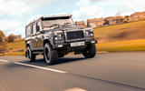 Twisted Defender V8 2018 UK first drive review - otr front