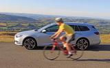 Vauxhall Insignia Sports Tourer cycling in Wales cyclist
