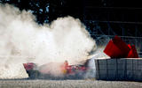 Sebastian Vettel Ferrari Formula 1 crash Melbourne