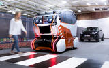 Jaguar Land Rover gives driverless pods eyes to signal road users