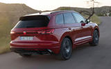 Volkswagen Touareg rear three quarter tracking