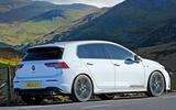 Volkswagen Golf GTI rear three quarter