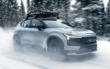 Volvo EX30 Cross Country tracking front quarter