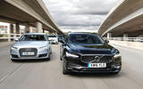 Audi A6 vs Lexus GS vs Mercedes-Benz E-Class vs Volvo S90 - executive car group test