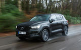 Volvo XC40 diesel on the road front