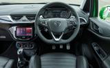 Vauxhall Corsa VXR dashboard
