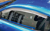 Alpine A110 open window with tape