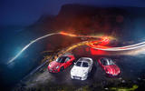 Porsche Boxster Spyder, Jaguar F-type and Mazda MX-5