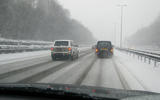 motorway driving in snow