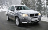 BMW X3 in snow