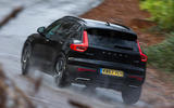 Volvo XC40 diesel on the road rear