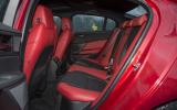 Jaguar XE S rear seats