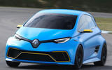 456bhp Renault Zoe e-sport driven flat out on track