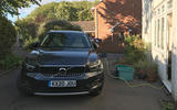 Volvo XC40 Recharge T5 2020 long-term review - home charging front