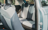 16 Fiat 500 EV 2022 long term review rear seats