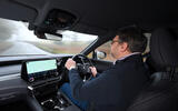 Lexus RX interior driver shot