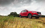 MG ZS EV 2020 long-term review - red MG static