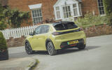 Peugeot e 208 rear cornering