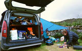 Berlingo in Scotland - camping