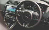 Jaguar XE 2019 long-term review - steering wheel