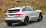 Jaguar F-Pace rear cornering