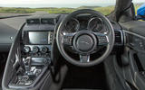 Jaguar F-Type 2.0 dashboard