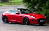 Jaguar F-Type hard cornering