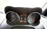 Jaguar F-Type instrument cluster