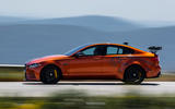 Jaguar XE SV Project 8 2018 road test review side speed