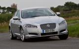 Jaguar XF cornering