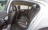 Jaguar XF rear seats