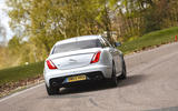 Jaguar XJ rear cornering