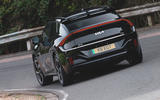 kia ev6 gt review 2023 03 cornering rear