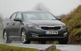 Kia Optima cornering