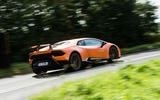 Lamborghini Huracán Performante rear cornering