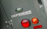 Distinctive lights on the Land Rover Defender