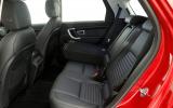 The rear seats in the Land Rover Discovery Sport