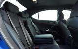 Lexus IS rear seats