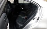 Lexus IS-F rear seats