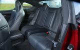 Lexus RC-F rear seats