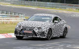 Lexus RC-F coupe spotted testing in Germany