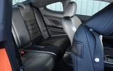 Lexus RC rear seats