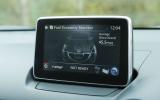 The 7.0in infotainment screen comes as standard on the Mazda 2