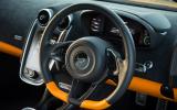McLaren 570S steering wheel