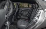 A look at the rear seating environment in the Mercedes-Benz CLA Shooting Brake